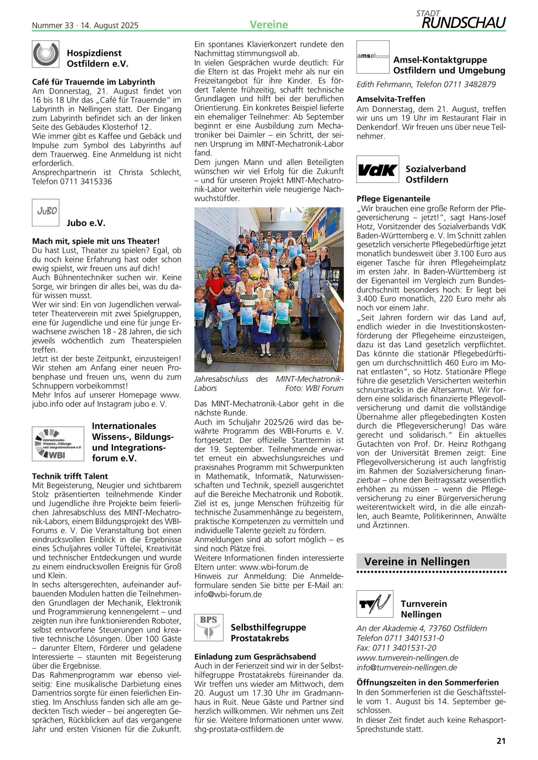 Rundschau Ostflidern 33